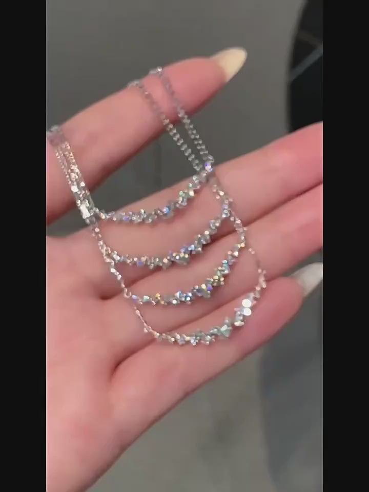 2.4CTW Moissanite Smile Pendant Necklace