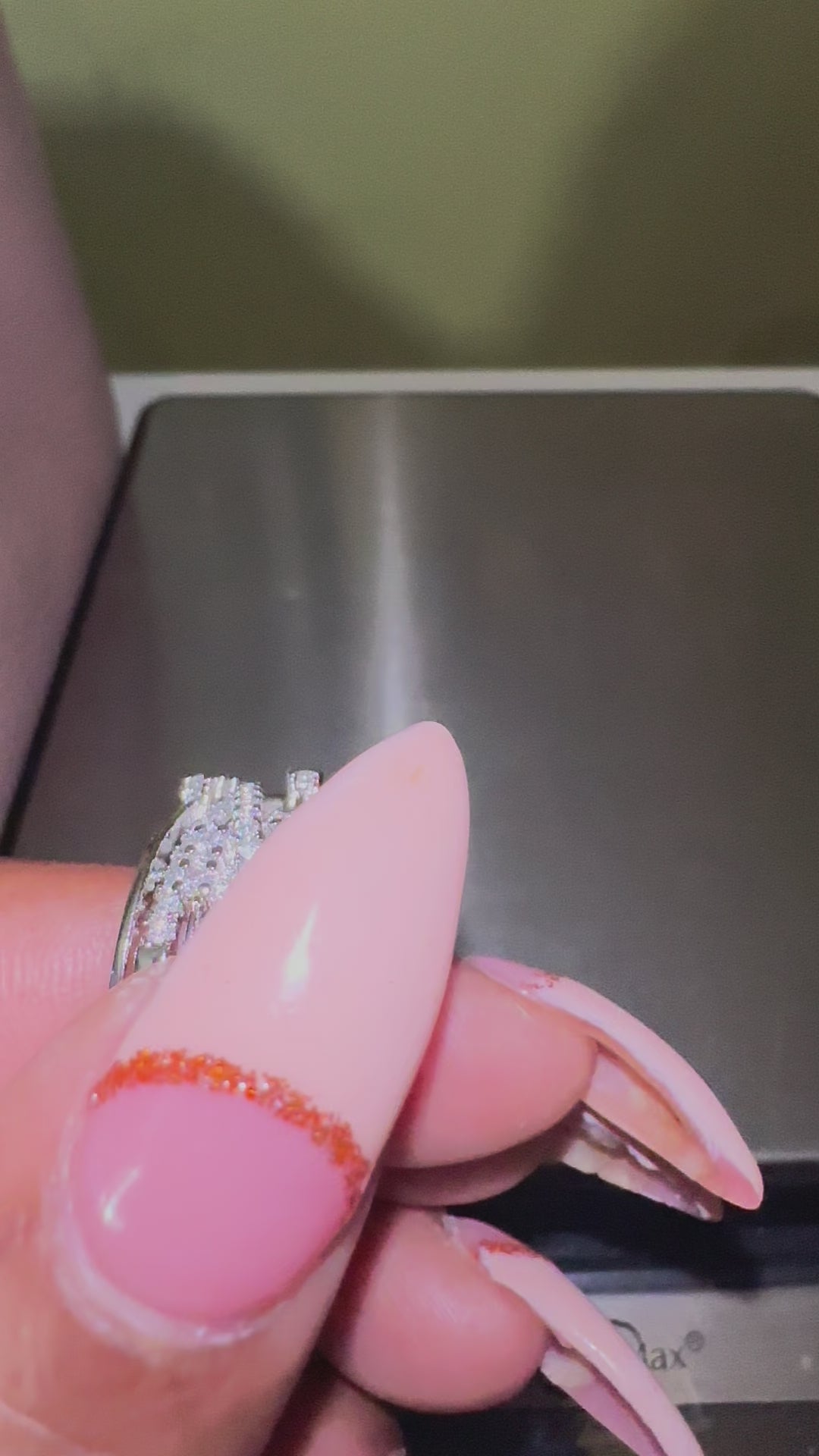 .15 CTW Lasagna Moissanite Ring