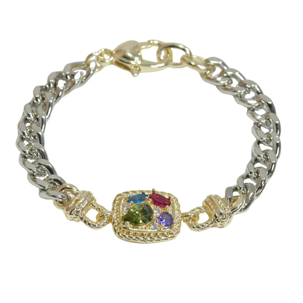 DYI Geometric Accent Bracelet Lobster Clasp