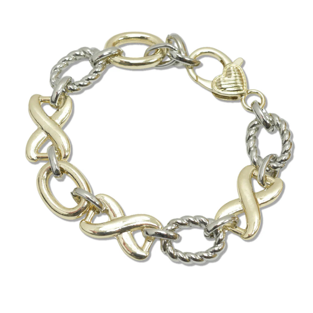 DYI Oval and X Accent Necklace Bracelet Set
