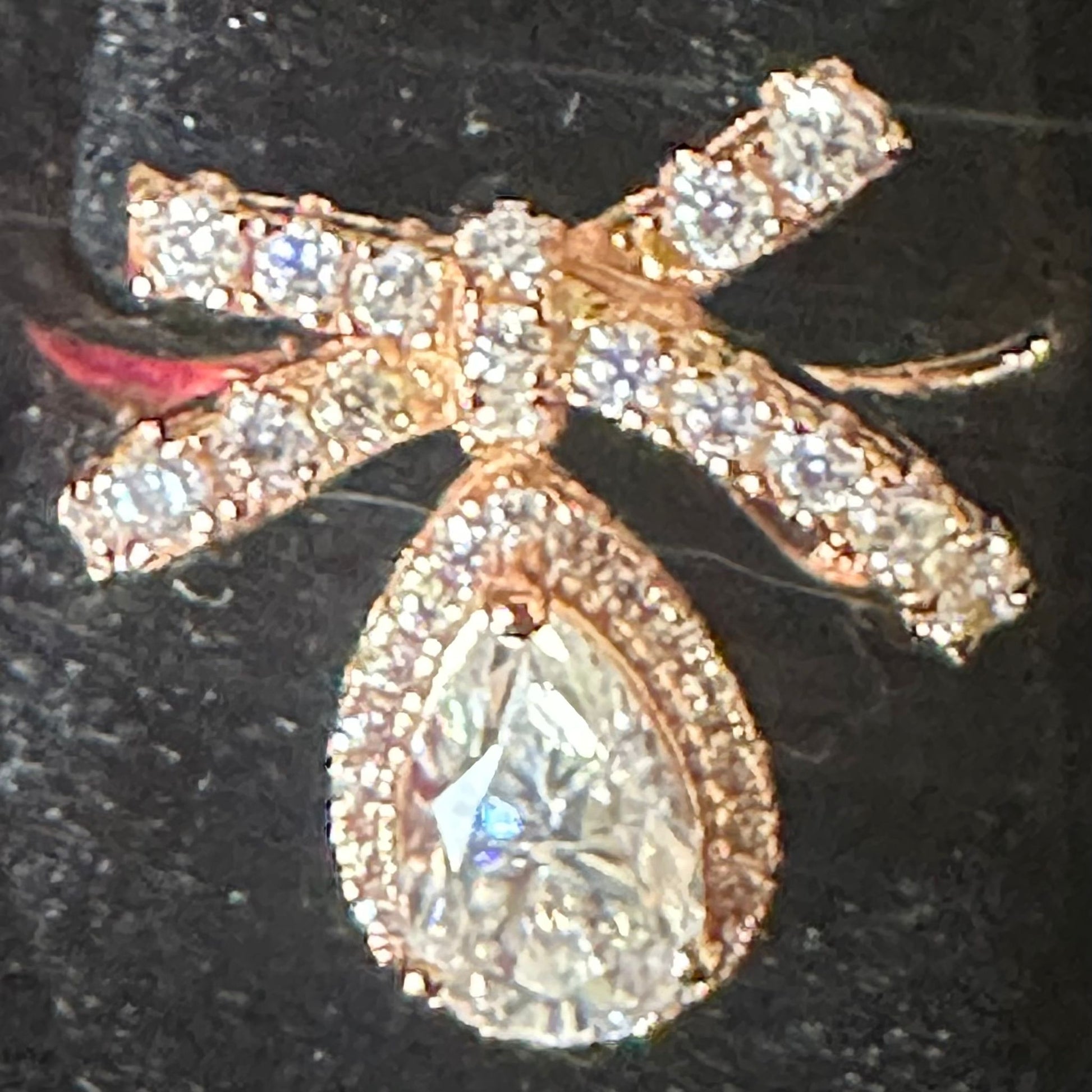 1 CTW Moissanite Bow Ring