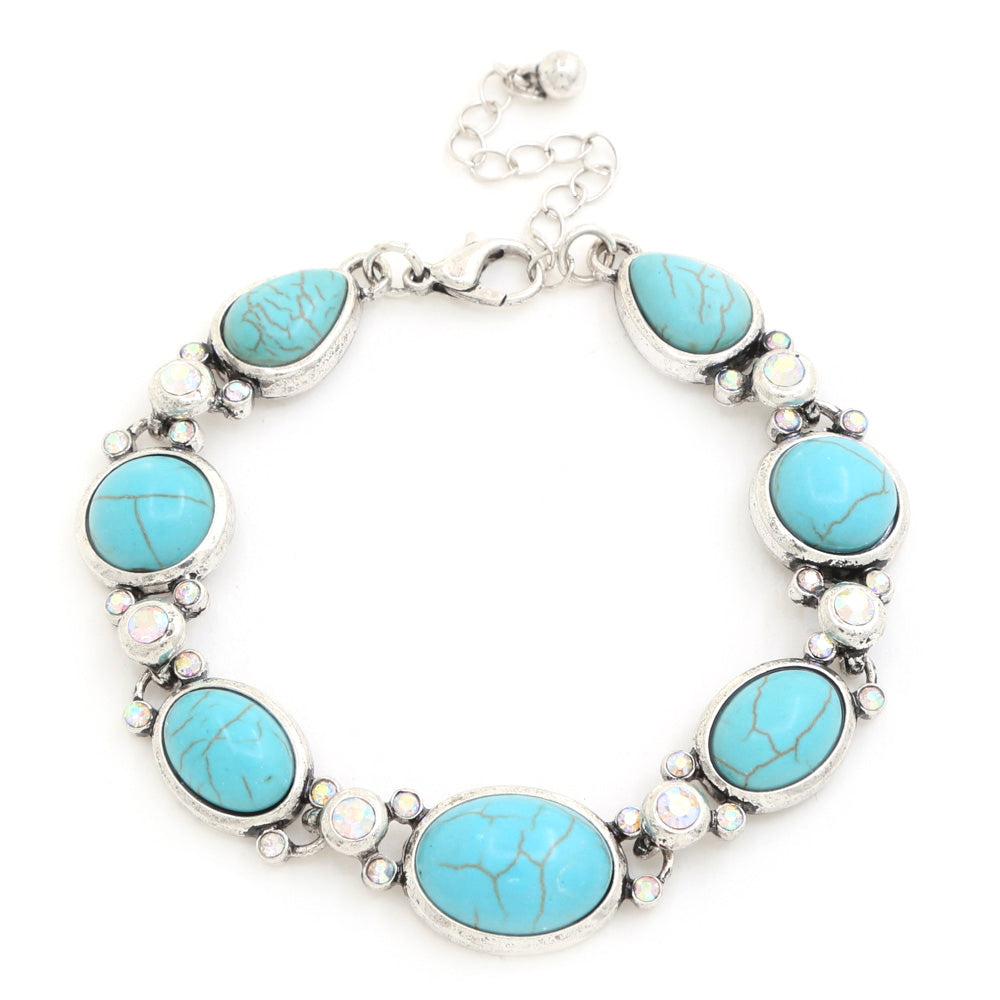 Western Oval Bead Bracelet