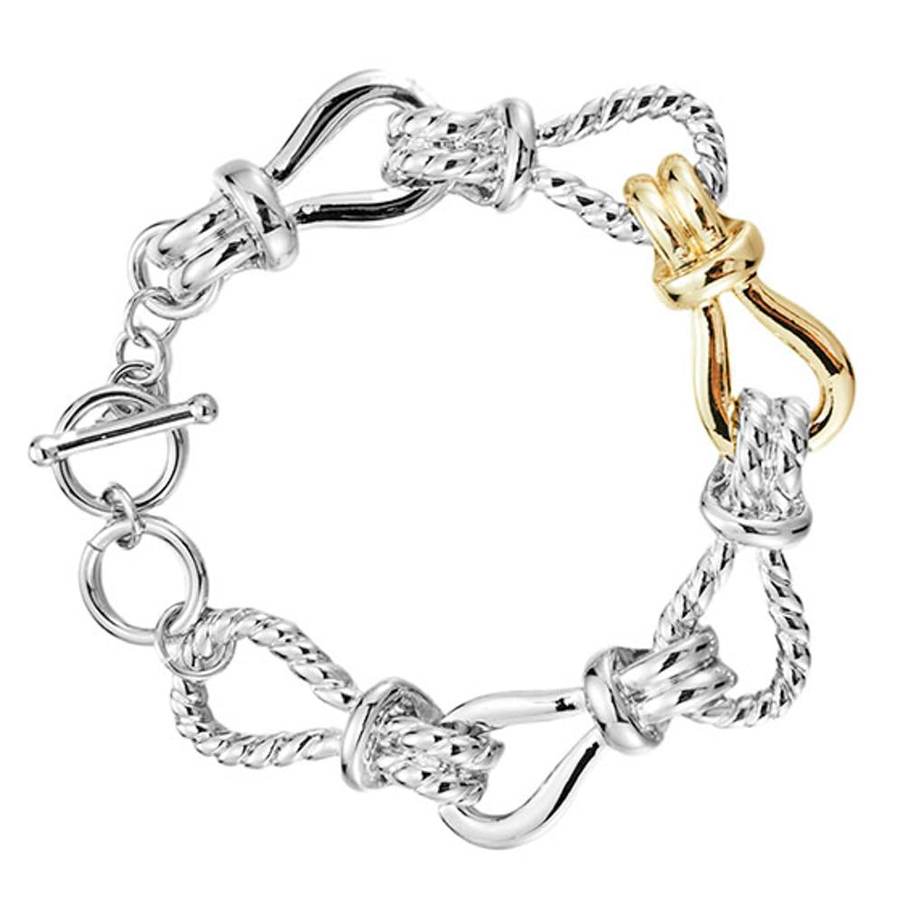 DYI Rope Knot Link Toggle Bracelet