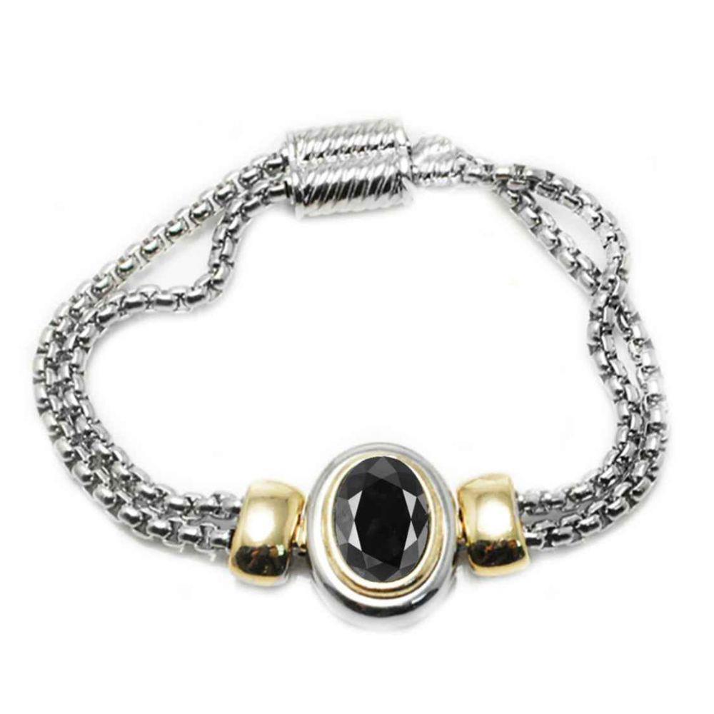 DYI OVAL STONE MAGNETIC BRACELET