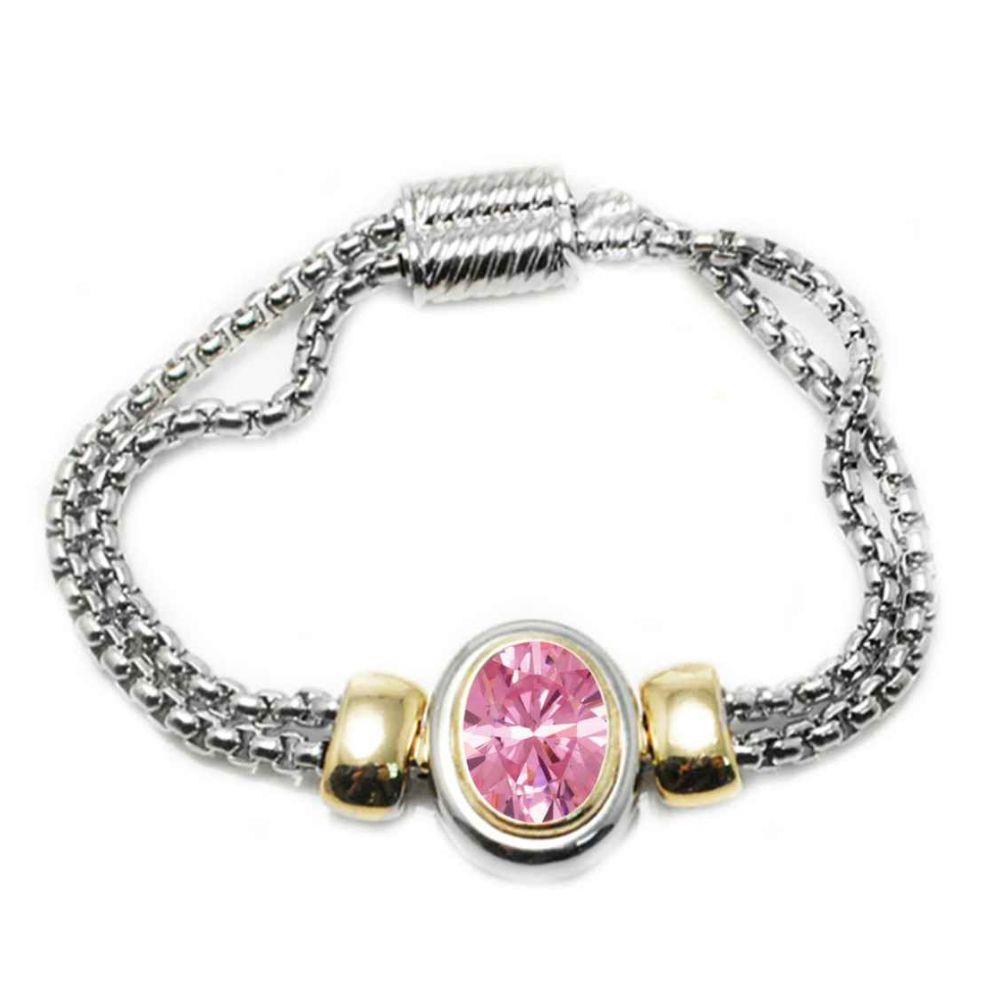 DYI OVAL STONE MAGNETIC BRACELET