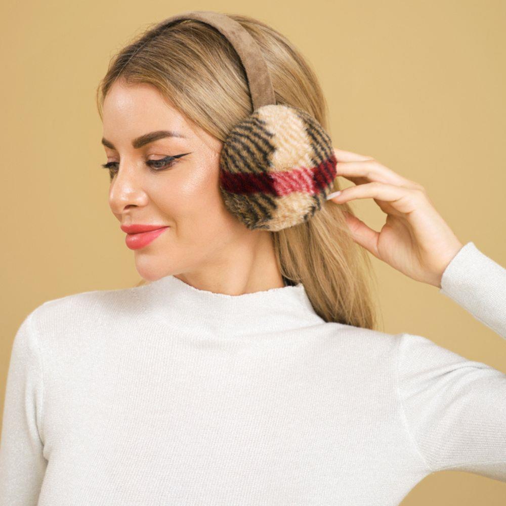 Faux Fur Monogram Ear Muffs