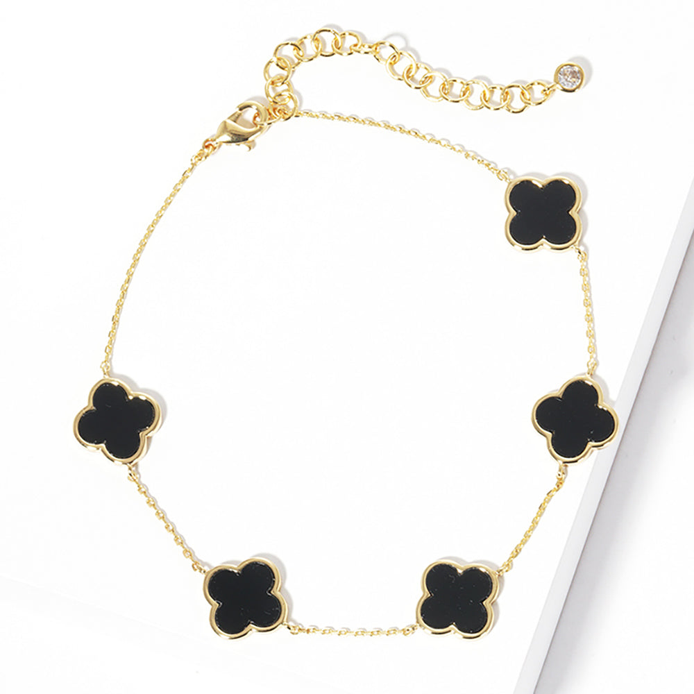 Clover Anklet