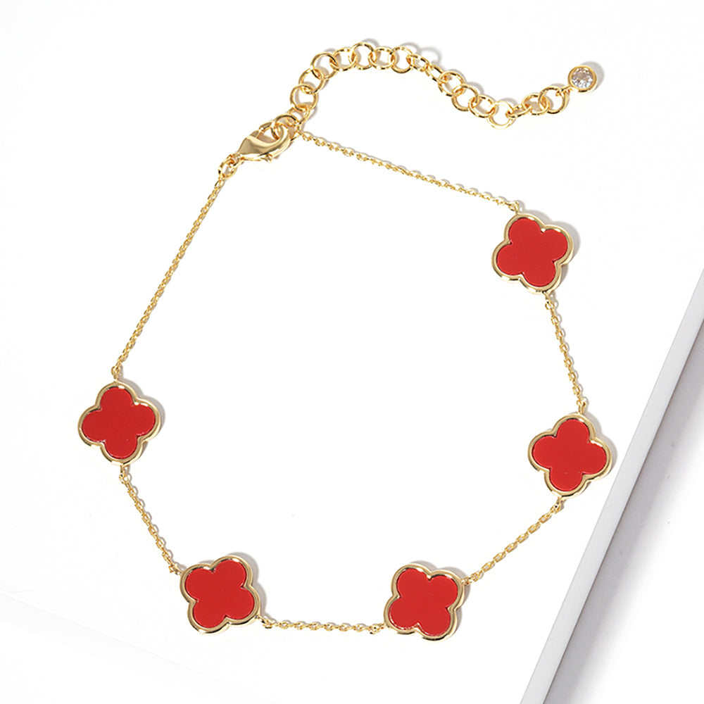 Clover Anklet