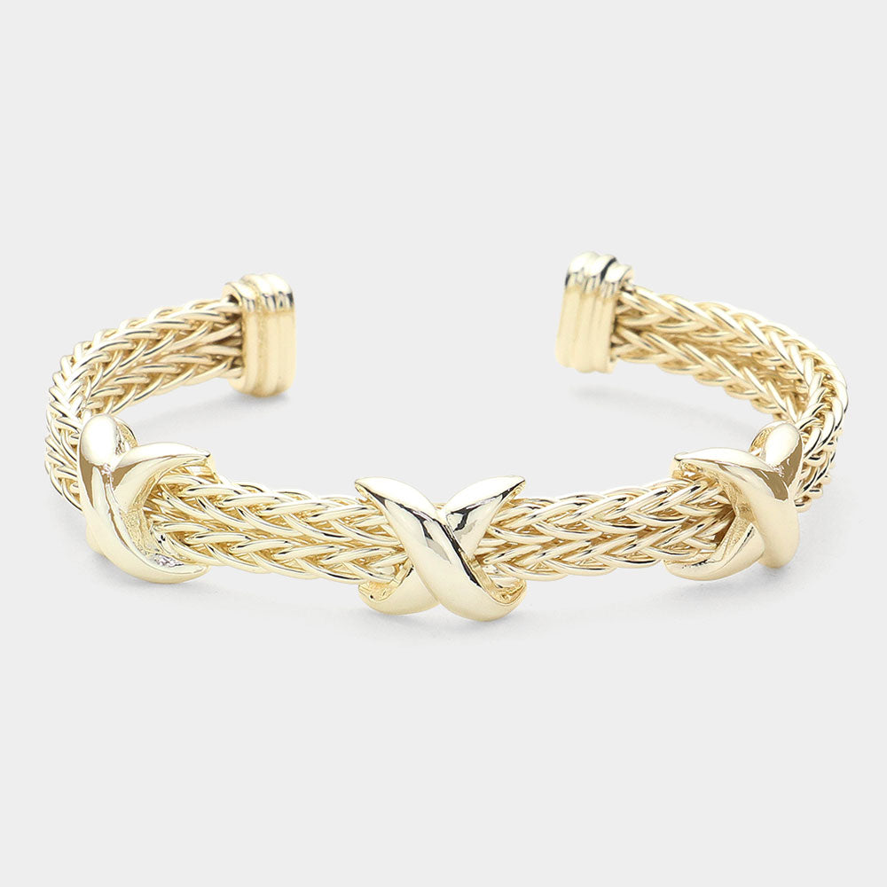 DYI Crisscross Cuff Bracelet