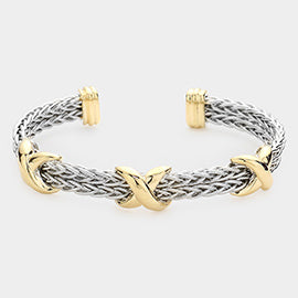 DYI Crisscross Cuff Bracelet