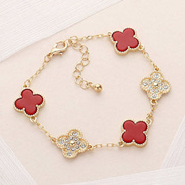 Quatrefoil (Clover) Link Bracelet