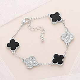 Quatrefoil (Clover) Link Bracelet