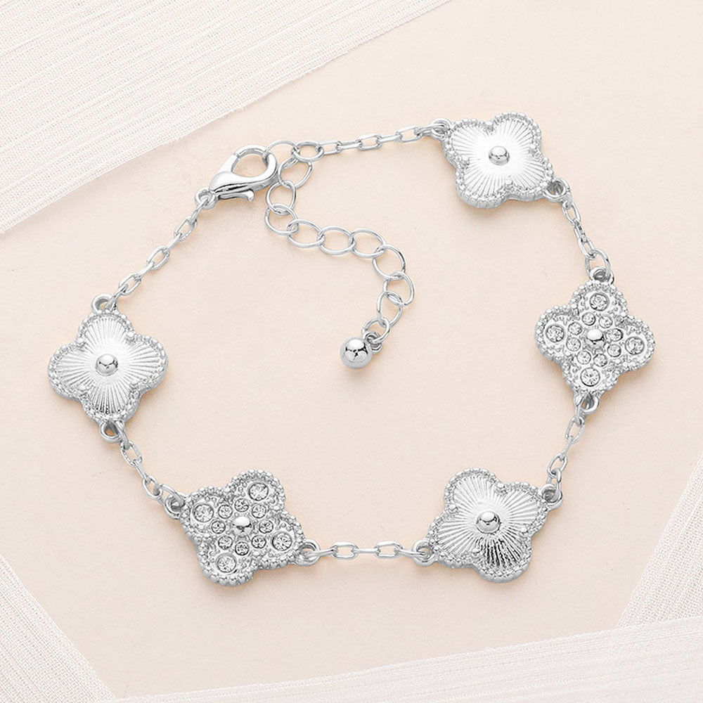 Quatrefoil (Clover) Link Bracelet