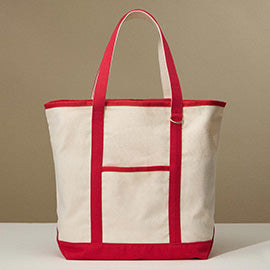 Large Multi Classic Canvas Tote Bag