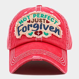 Baseball Cap 'Not Perfect But Forgiven'