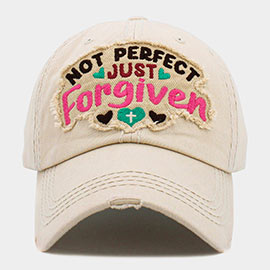 Baseball Cap 'Not Perfect But Forgiven'