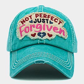 Baseball Cap 'Not Perfect But Forgiven'