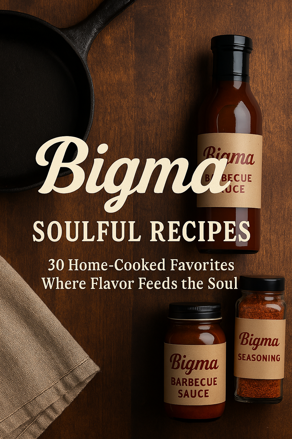 Bigma's Soulful Recipes   30 Home-Cooked Favorites:  Where Flavor Feeds the Soul