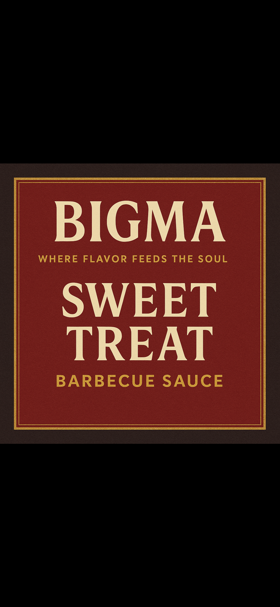 Bigma Sweet Treat Barbecue Sauce