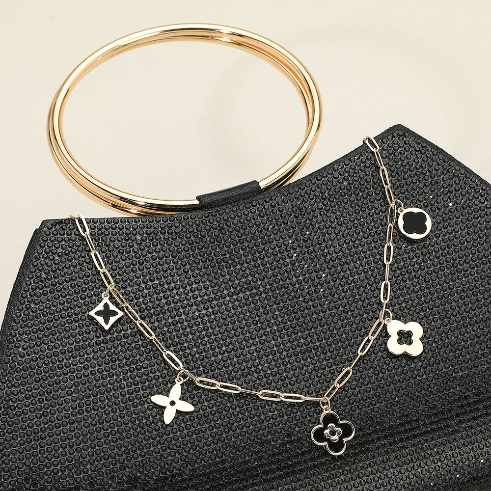 Quatrefoil (Clover) Charm Station Bag Charm