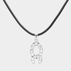 Embellished Zodiac Pendant Necklace