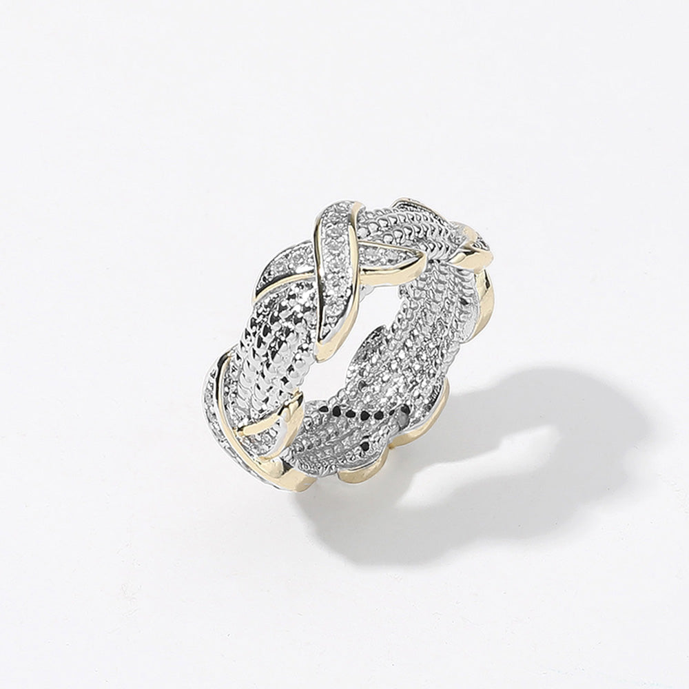 DYI Paved Crisscross Ring