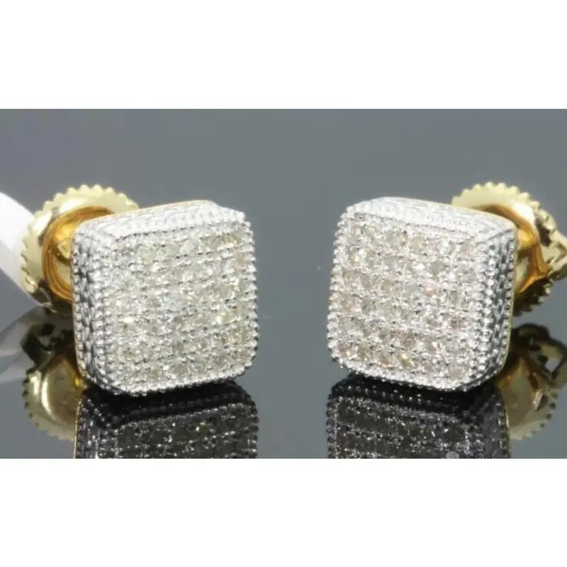 Square Nail Earrings