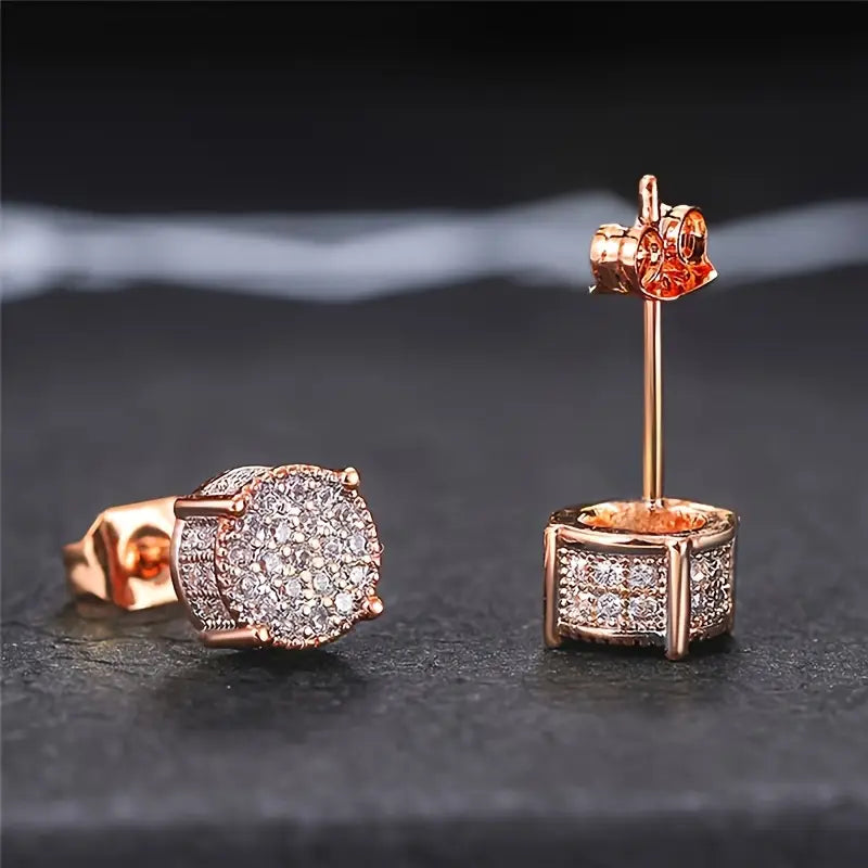 Paved Rose Stud