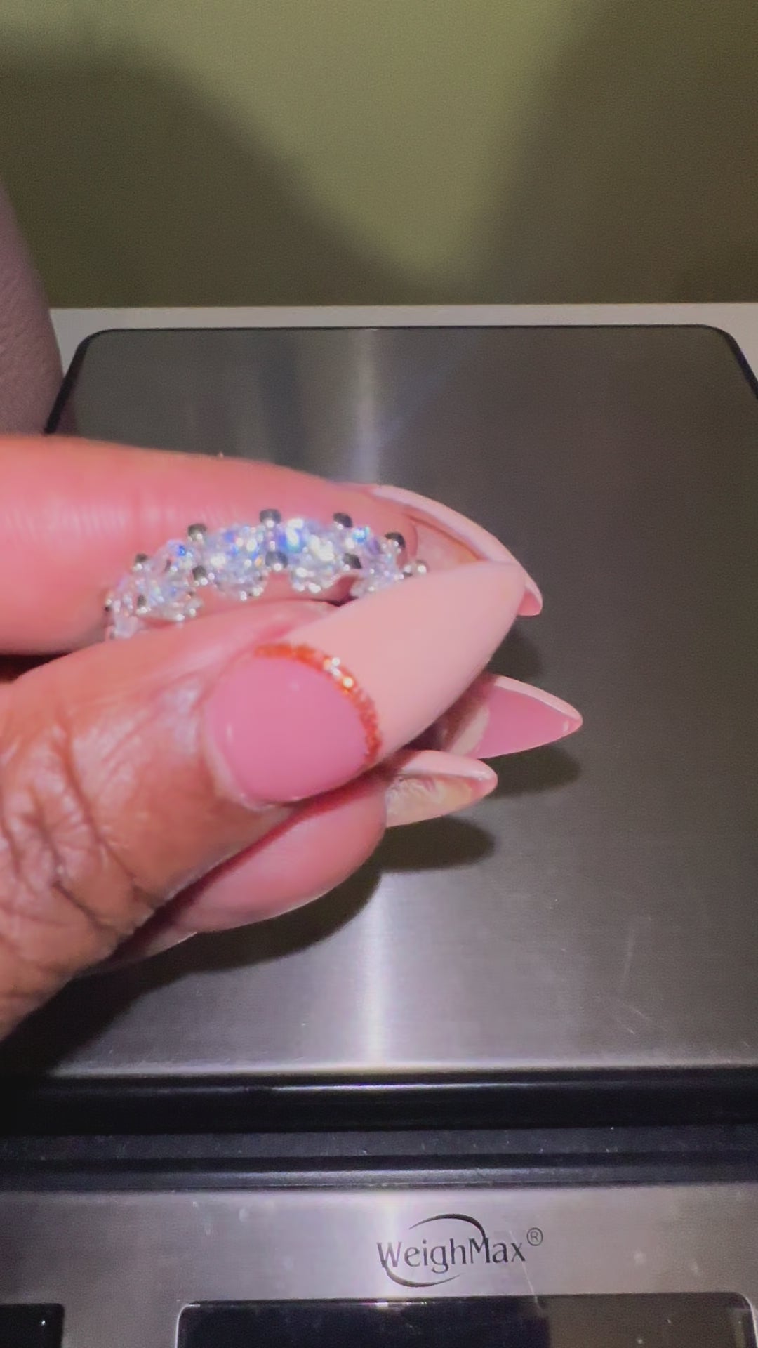 7.5 CTW Moissanite Eternity Ring VVS1